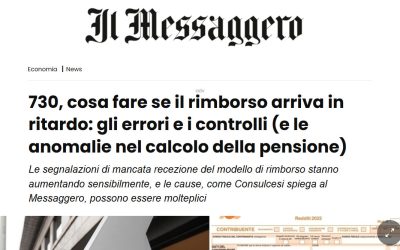 730, cosa fare se il rimborso arriva in ritardo: gli errori e i controlli (e le anomalie nel calcolo della pensione)