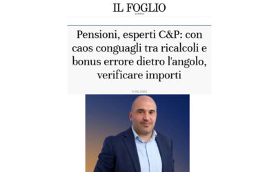 Pensioni, esperti C&P: con caos conguagli tra ricalcoli e bonus errore dietro l’angolo, verificare importi
