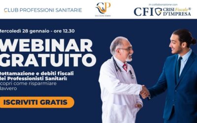 Debiti fiscali nella sanità: quando la Rottamazione Quinquies è un’opportunità? Partecipa al Fiscal Webinar gratuito!